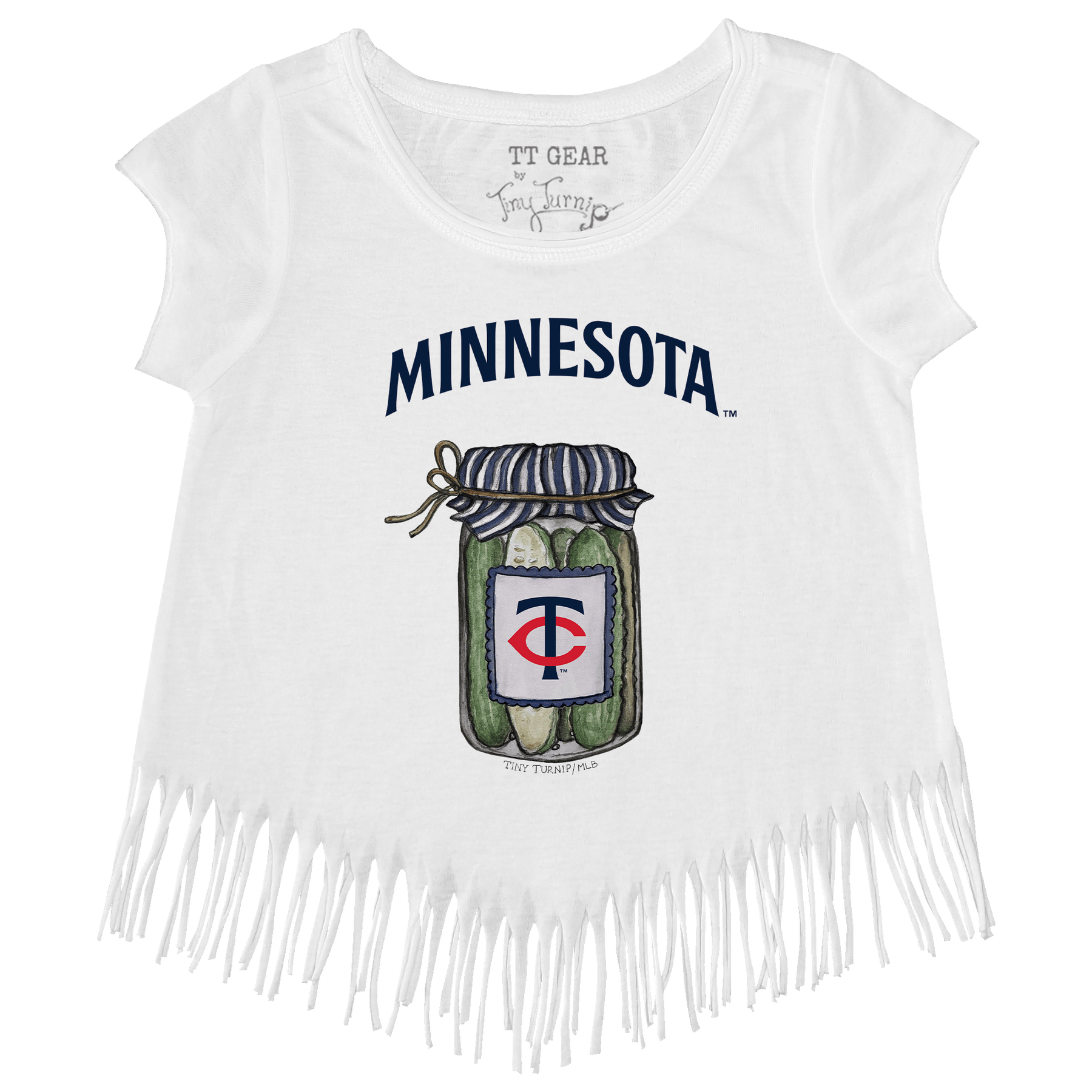 Minnesota Twins Pickle Jar Fringe Tee