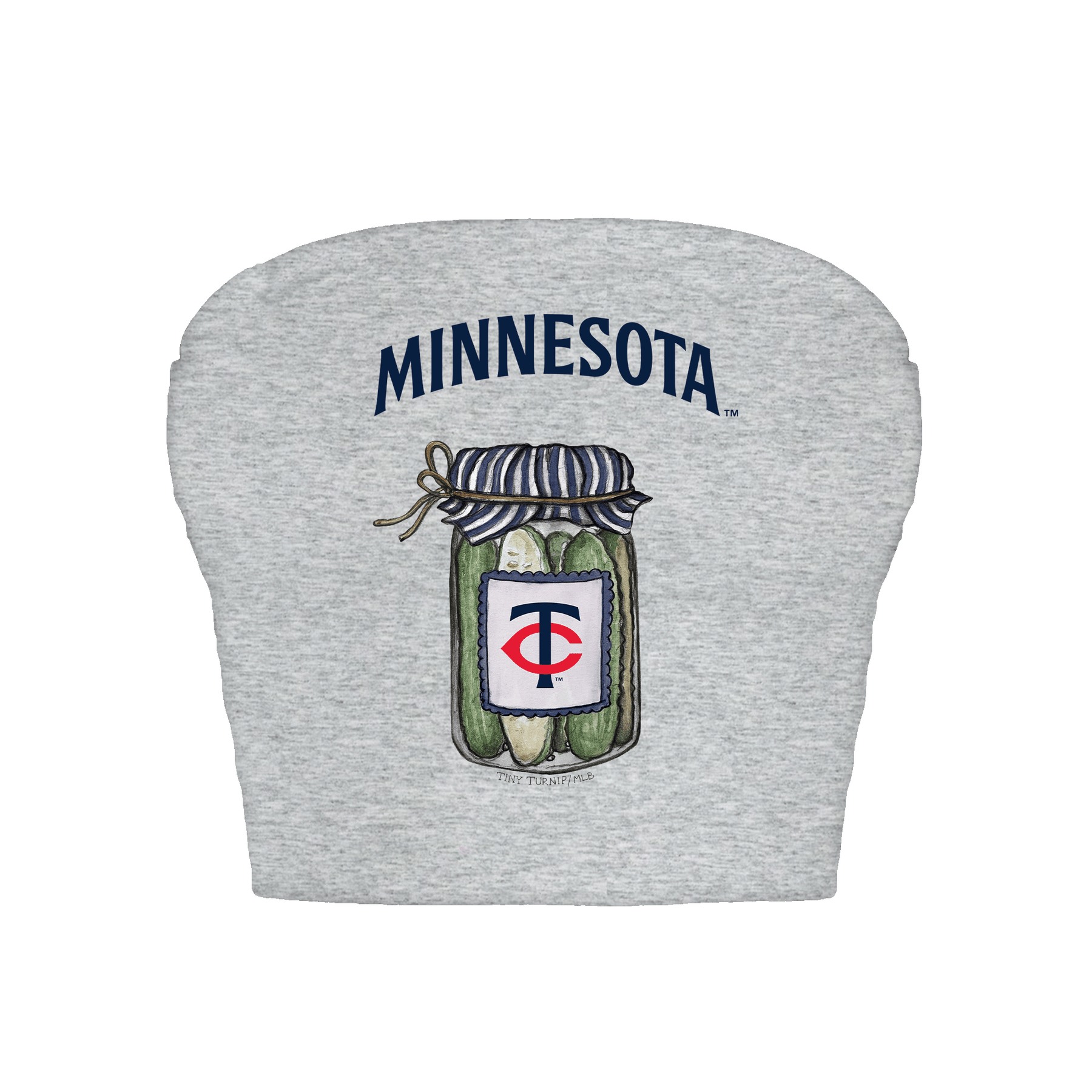 Minnesota Twins Pickle Jar Crop Tube Top