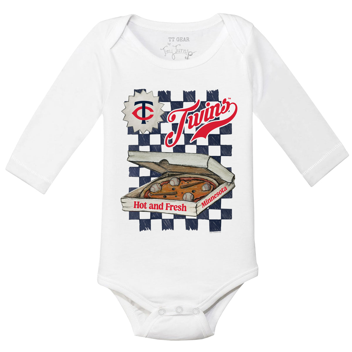 Minnesota Twins Pizza Long Sleeve Snapper