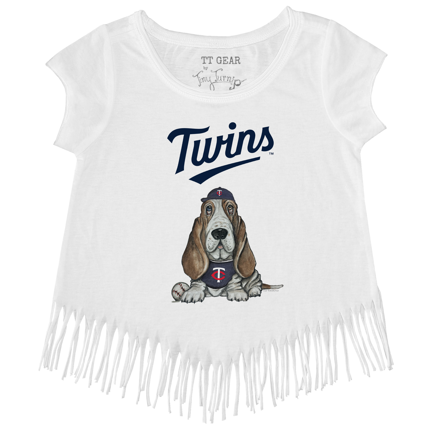 Minnesota Twins Puddy Fringe Tee - Tiny Turnip