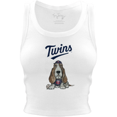 Minnesota Twins Puddy Crop Tank - Tiny Turnip