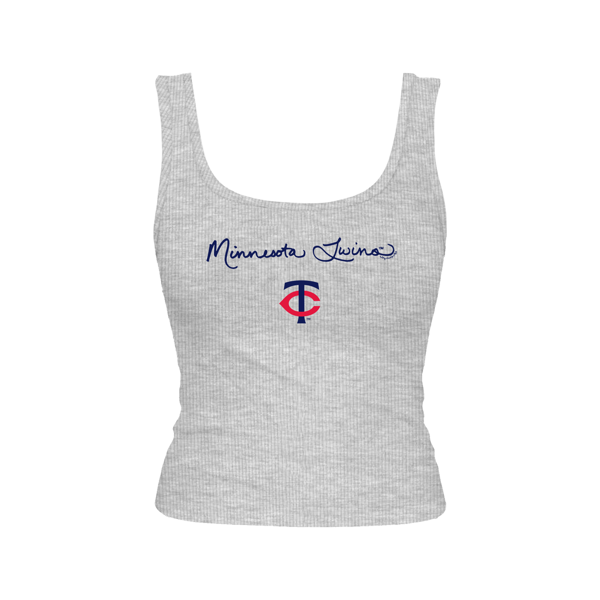 Minnesota Twins Logo Script Emmy Tank