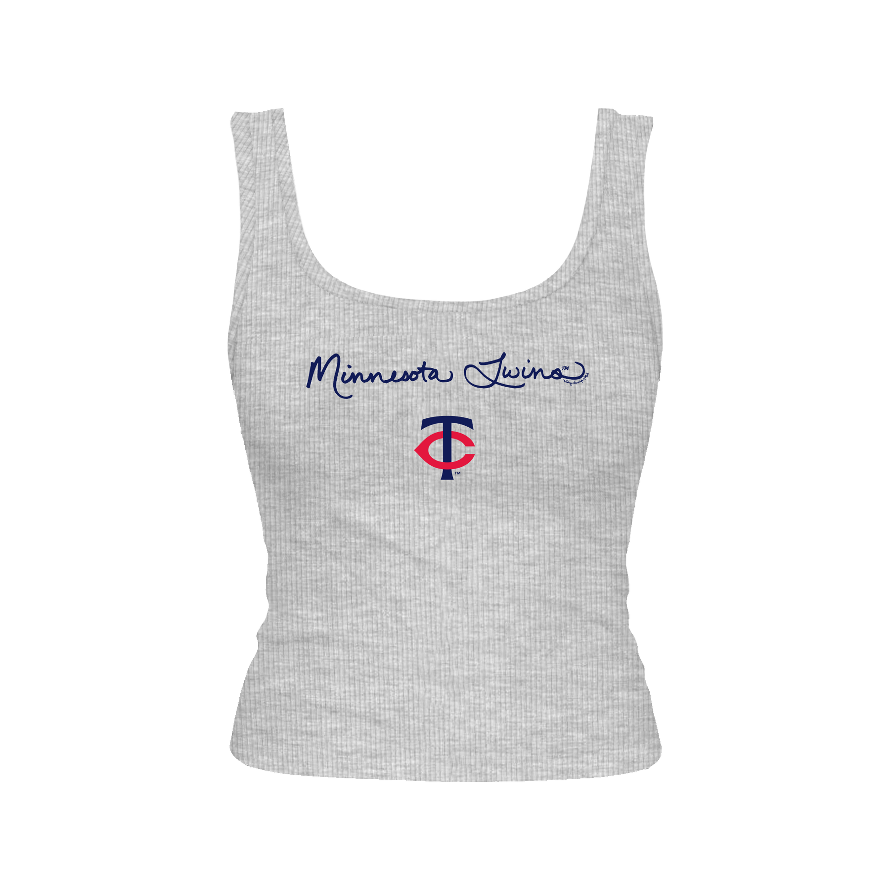Minnesota Twins Logo Script Emmy Tank