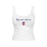 Minnesota Twins Logo Script Emmy Tank