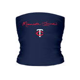 Minnesota Twins Logo Script Tube Top - Tiny Turnip