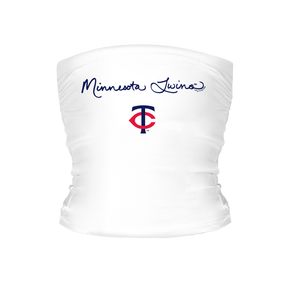 Minnesota Twins Logo Script Tube Top - Tiny Turnip