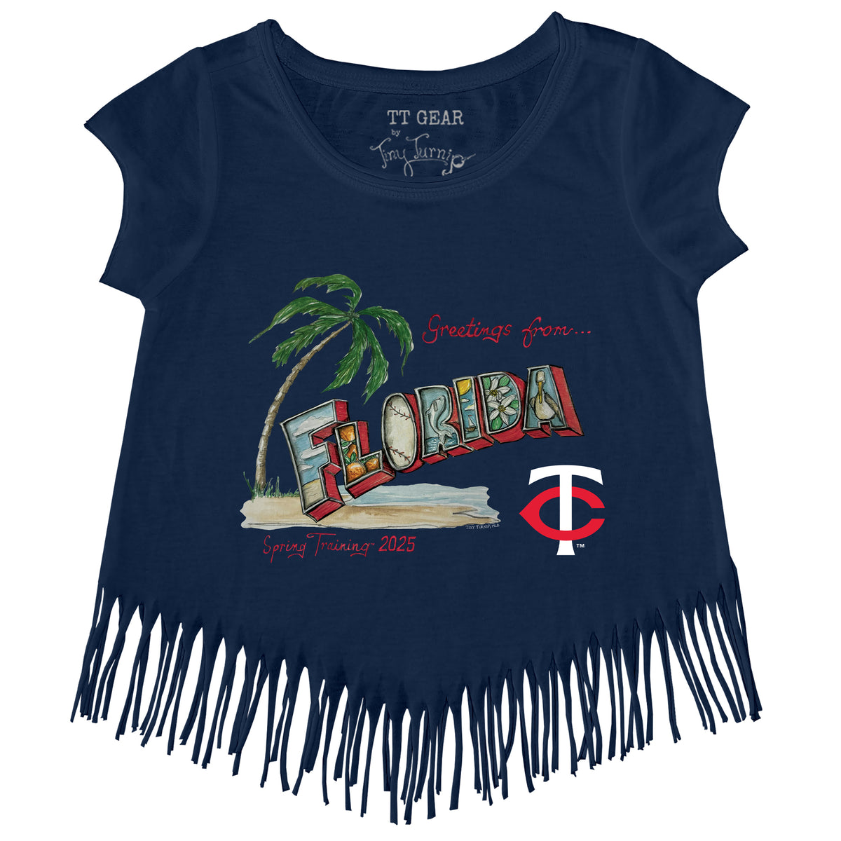 Minnesota Twins Spring Training 2025 Fringe Tee