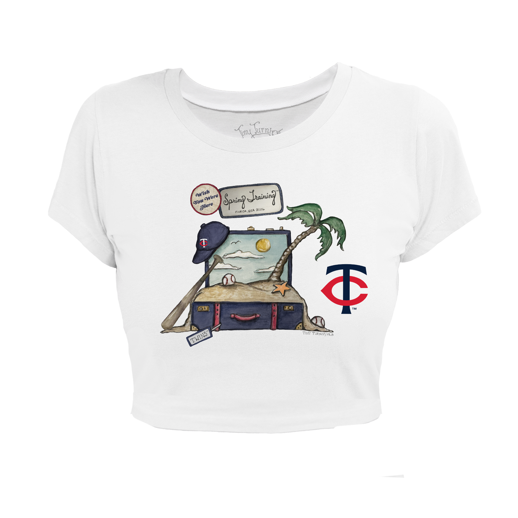 Minnesota Twins Spring Training 2026 Riley Crop Tee