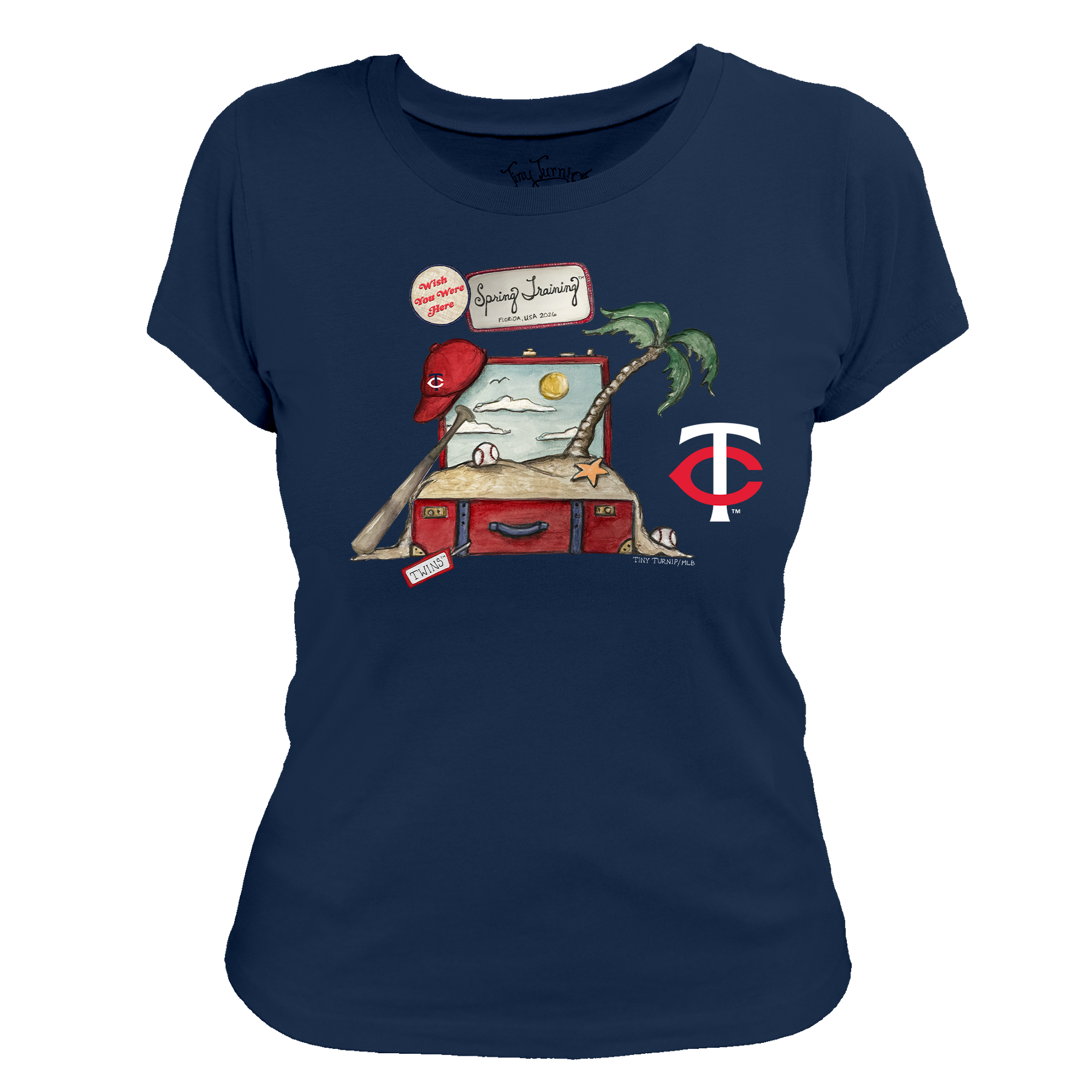 Minnesota Twins Spring Training 2026 Women's Tee Shirt - Tiny Turnip