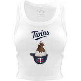 Minnesota Twins Sundae Helmet Crop Tank - Tiny Turnip