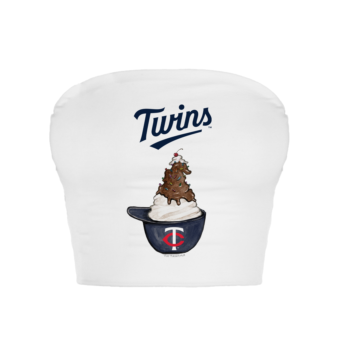 Minnesota Twins Sundae Helmet Crop Tube Top