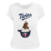 Minnesota Twins Sundae Helmet Women's Tee Shirt - Tiny Turnip