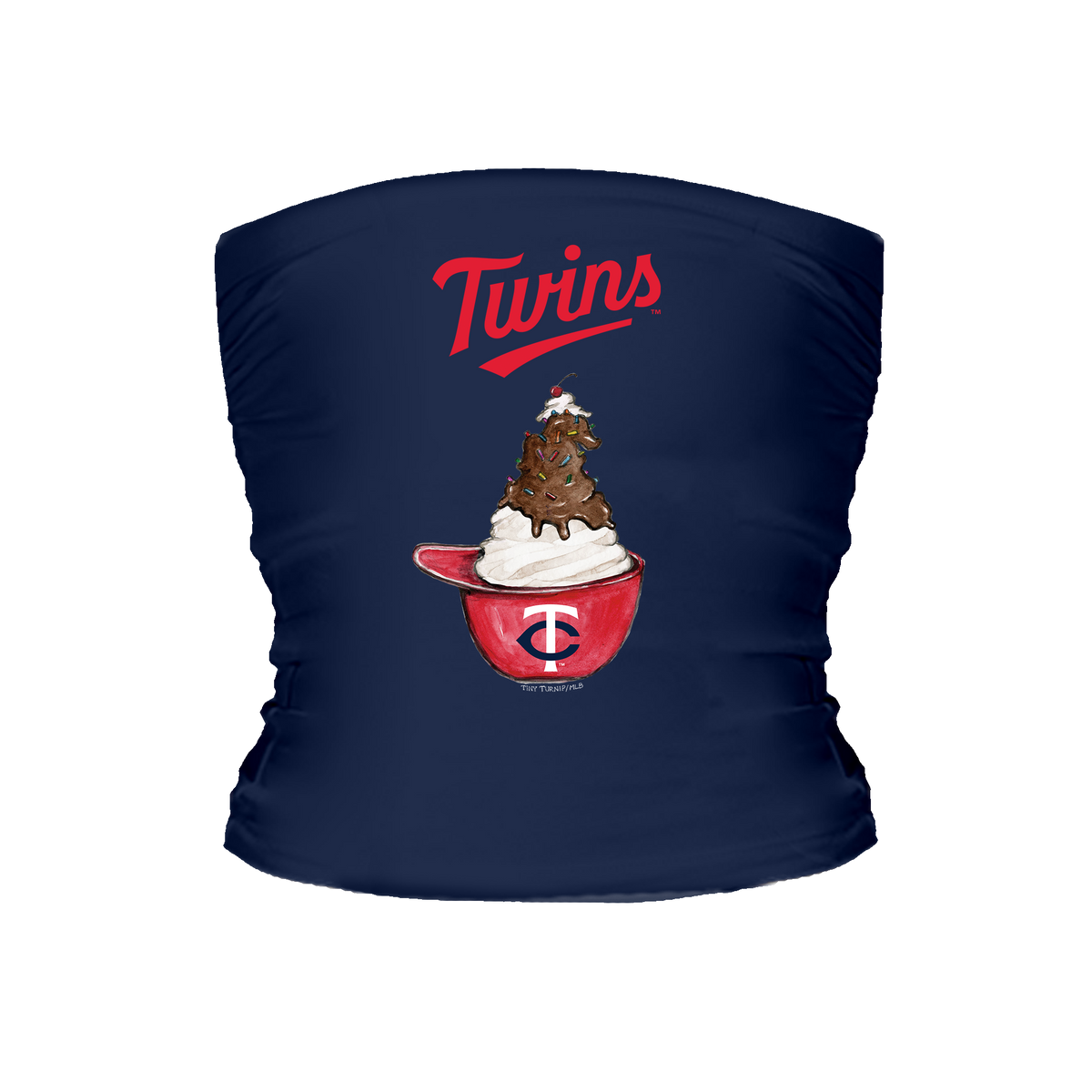 Minnesota Twins Sundae Helmet Tube Top - Tiny Turnip
