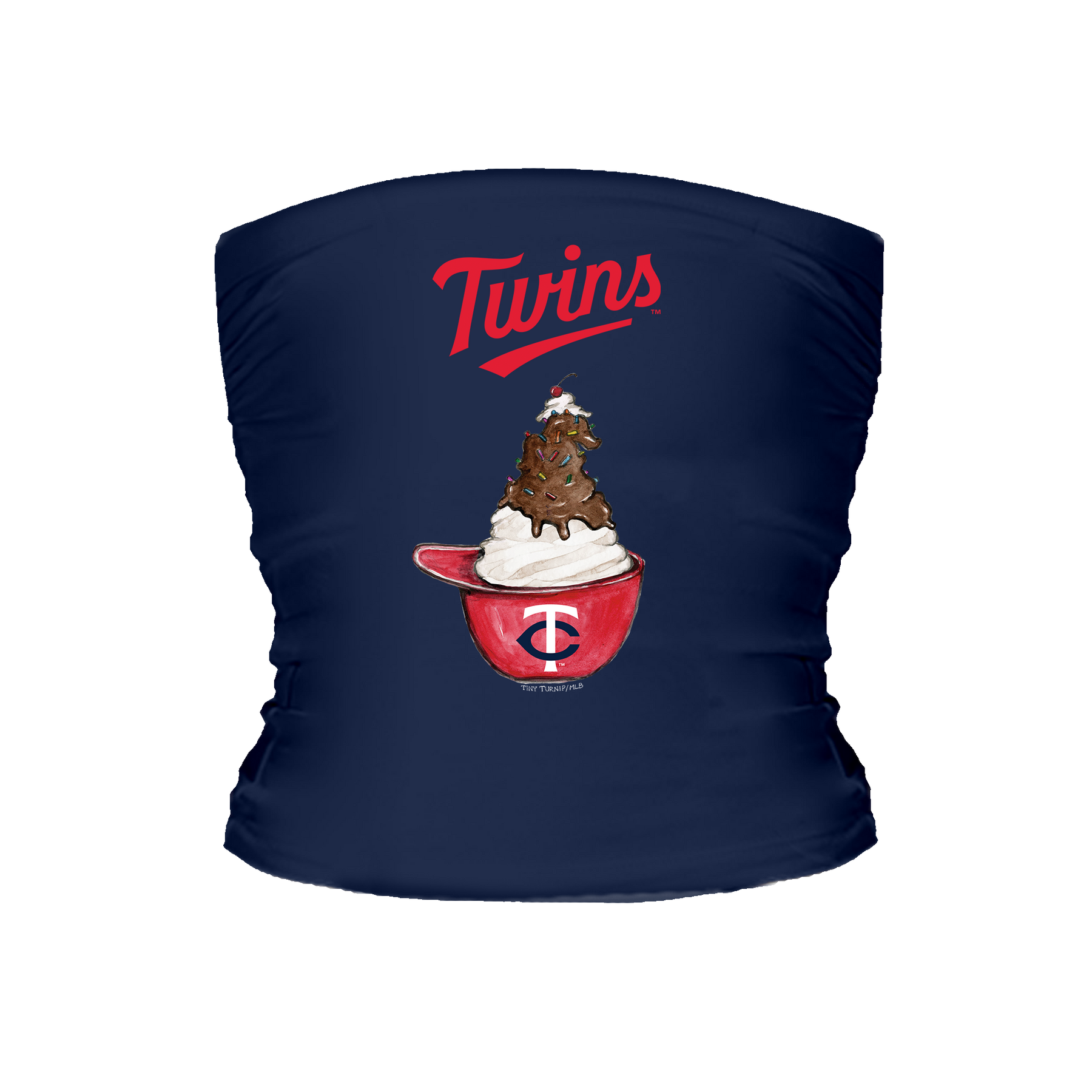 Minnesota Twins Sundae Helmet Tube Top - Tiny Turnip