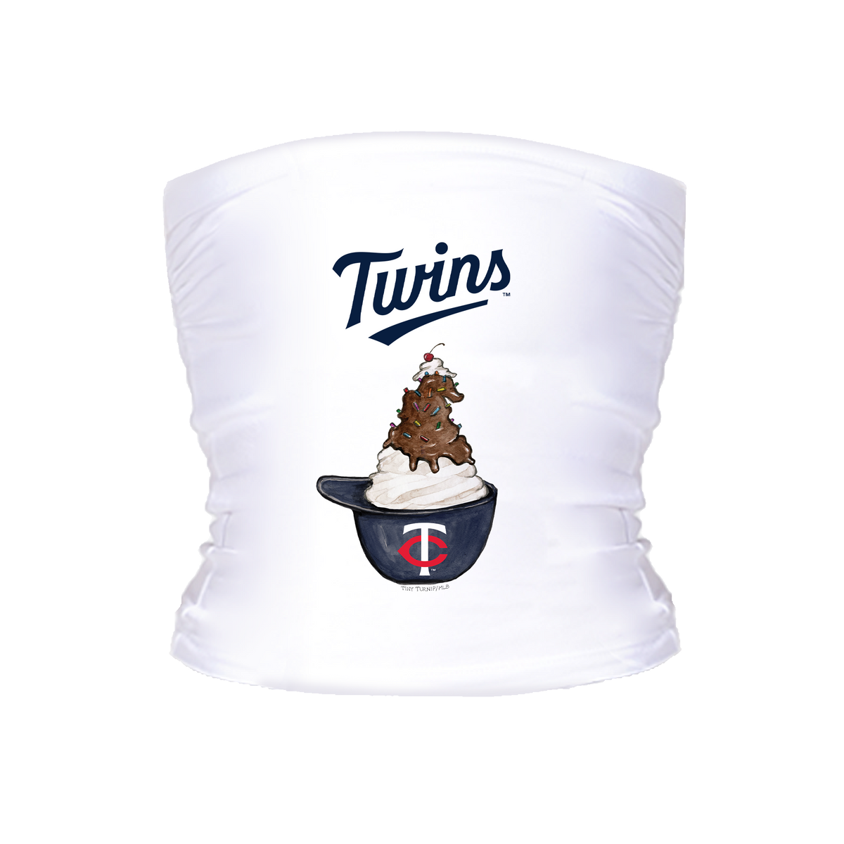 Minnesota Twins Sundae Helmet Crop Tube Top