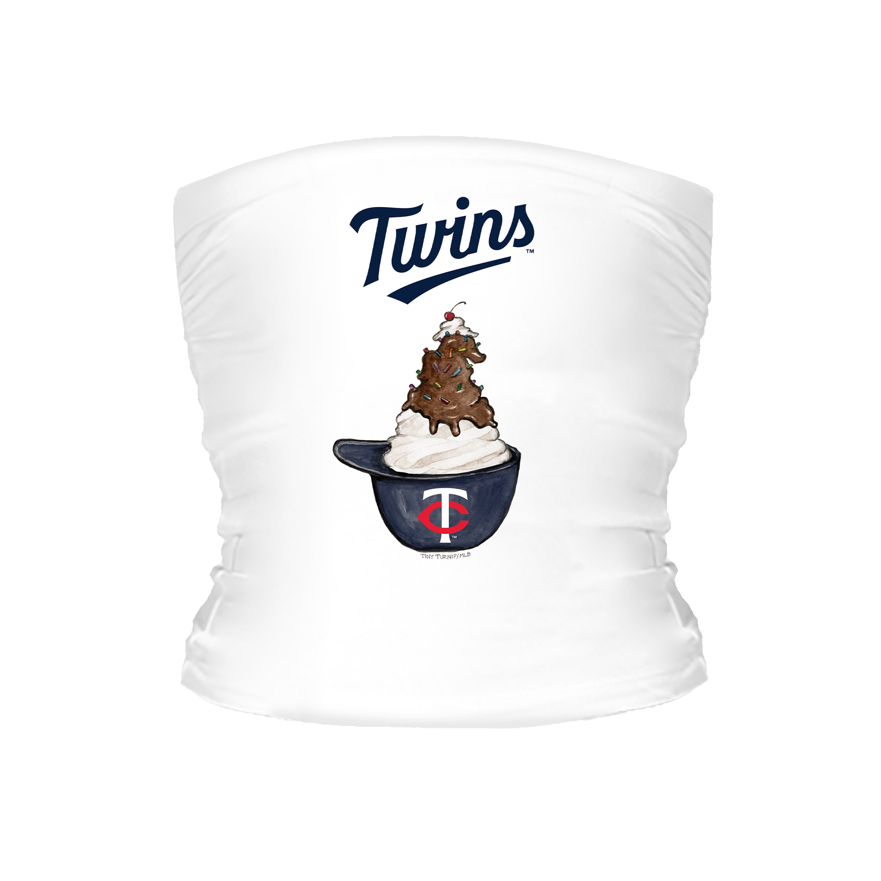 Minnesota Twins Sundae Helmet Tube Top - Tiny Turnip
