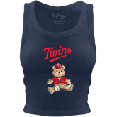 Minnesota Twins Teddy Crop Tank