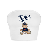 Minnesota Twins Teddy Crop Tube Top