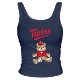 Minnesota Twins Teddy Ribbed Tank - Tiny Turnip