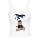 Minnesota Twins Teddy Ribbed Tank - Tiny Turnip