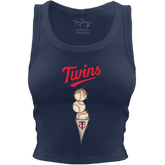Minnesota Twins Triple Scoop Crop Tank