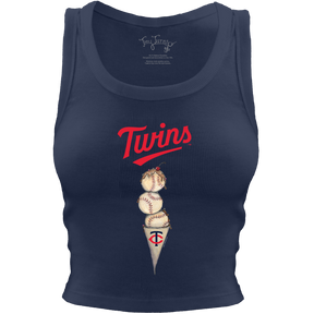 Minnesota Twins Triple Scoop Crop Tank