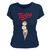 Minnesota Twins Triple Scoop Women's Tee Shirt