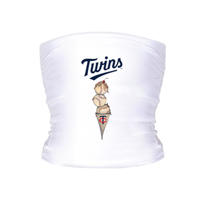 Minnesota Twins Triple Scoop Tube Top - Tiny Turnip