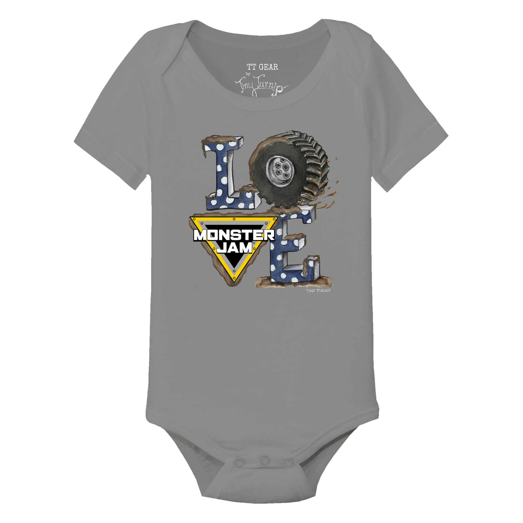 Monster Jam LOVE Short Sleeve Snapper