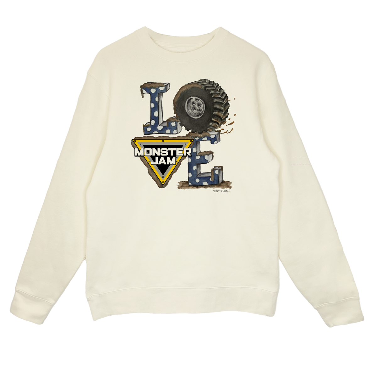 Monster Jam LOVE Carson Crewneck Sweatshirt