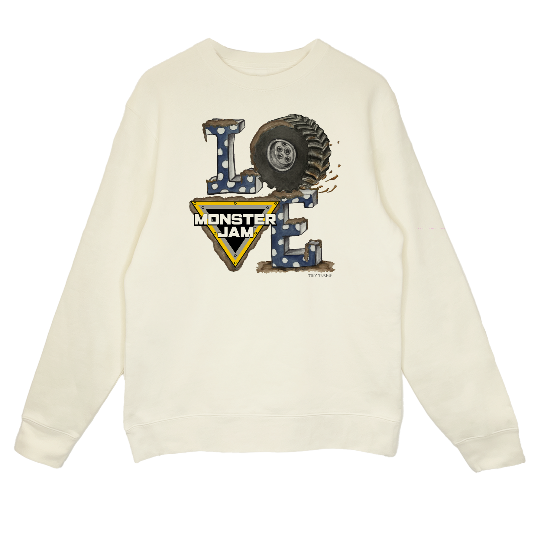 Monster Jam LOVE Carson Crewneck Sweatshirt