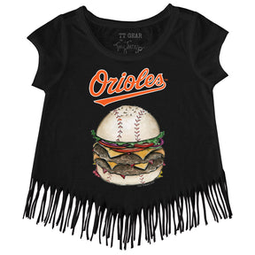 Baltimore Orioles Burger Fringe Tee