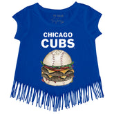 Chicago Cubs Burger Fringe Tee