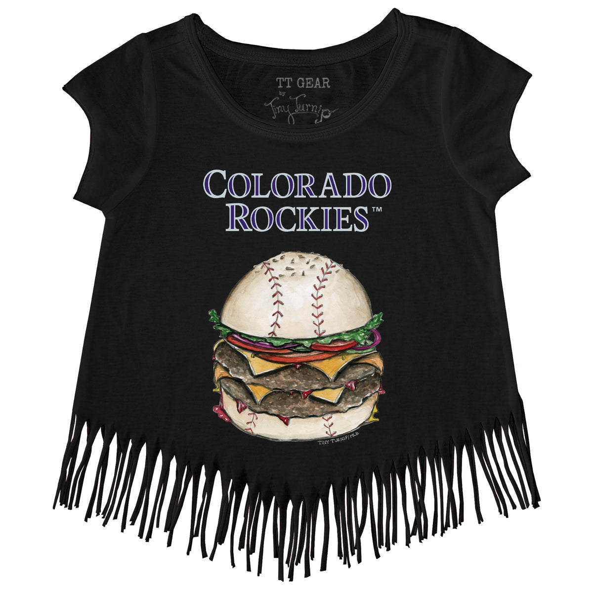 Colorado Rockies Burger Fringe Tee