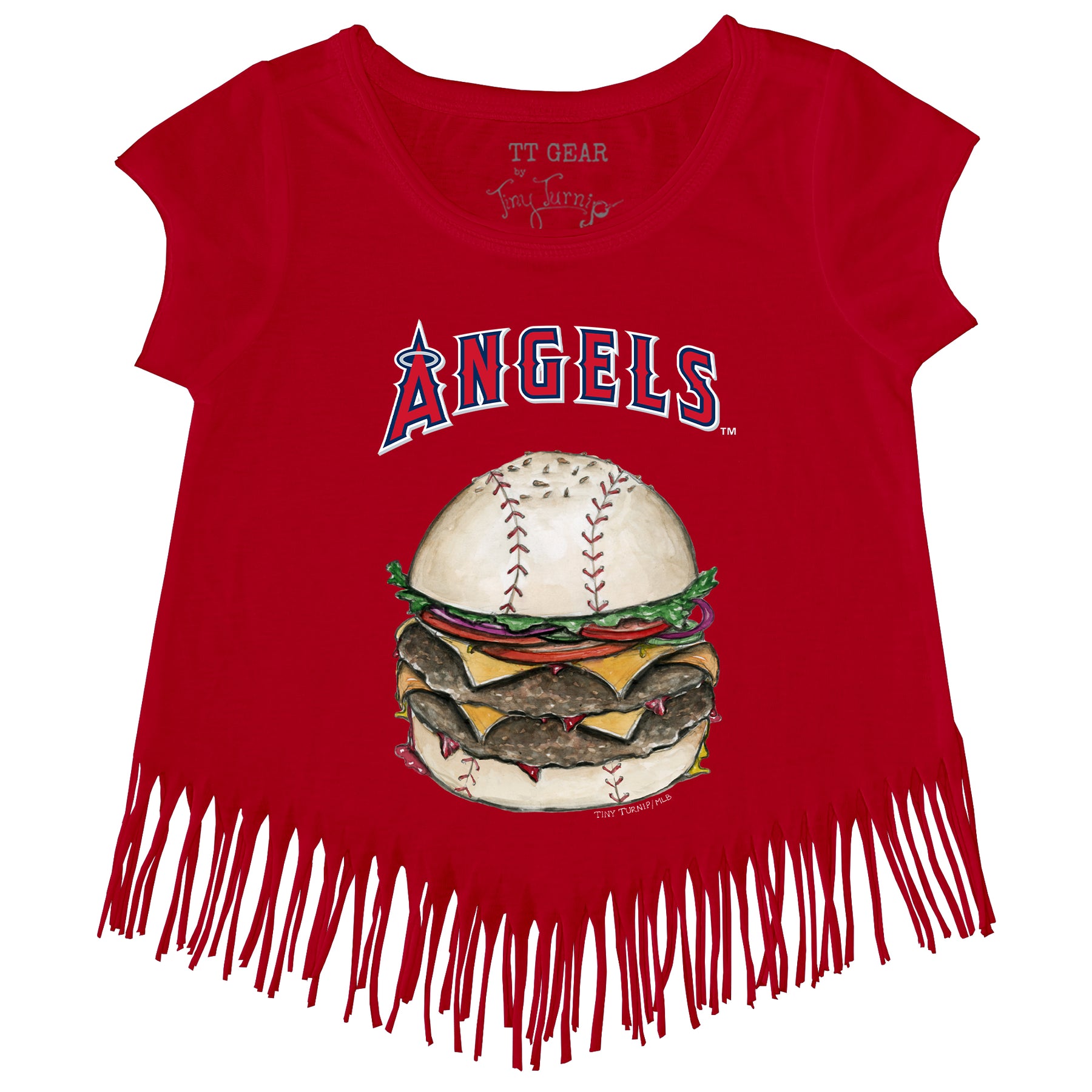 Los Angeles Angels Burger Fringe Tee