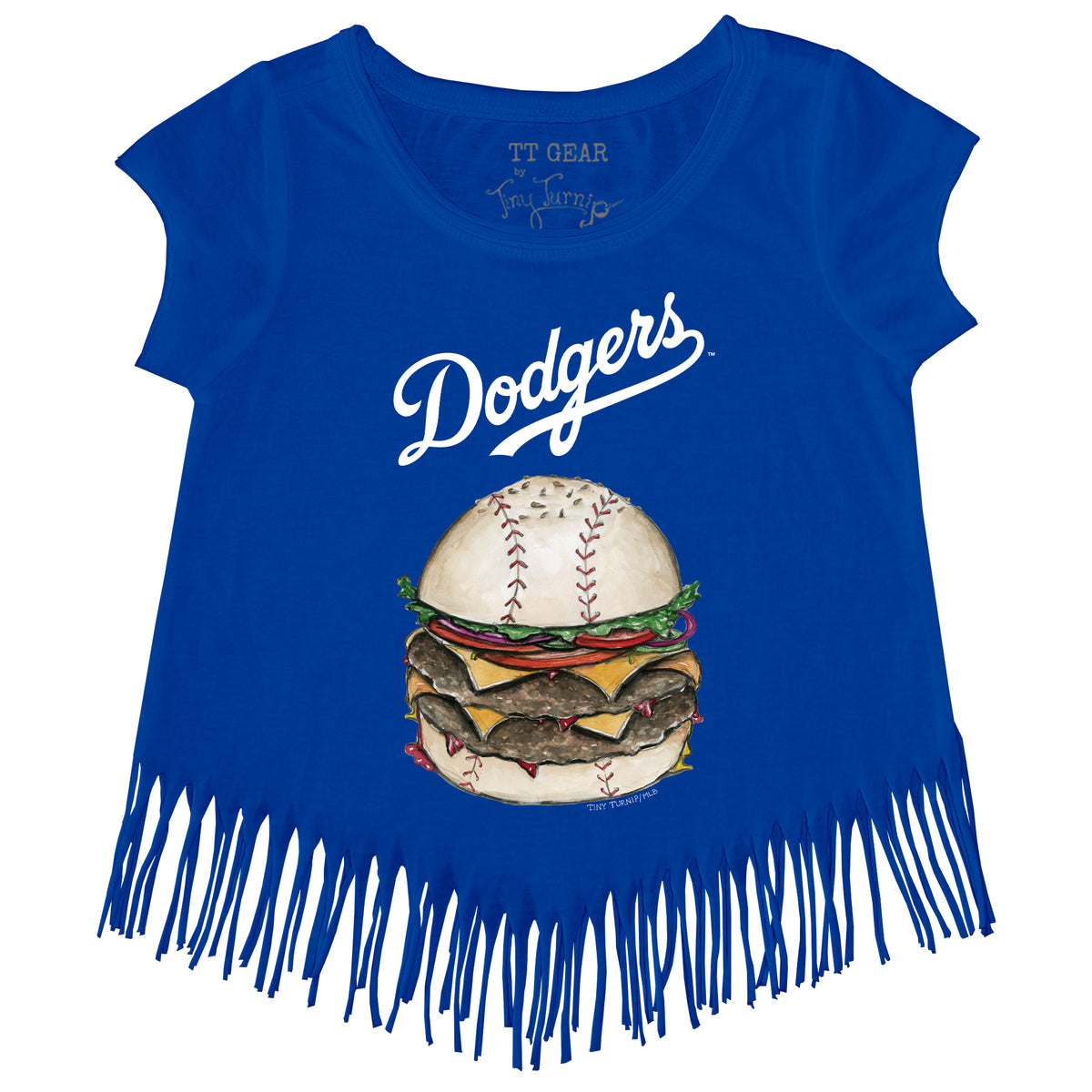 Los Angeles Dodgers Burger Fringe Tee