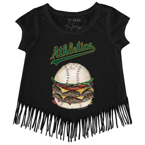 Oakland Athletics Burger Fringe Tee