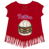 Philadelphia Phillies Burger Fringe Tee