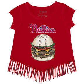 Philadelphia Phillies Burger Fringe Tee