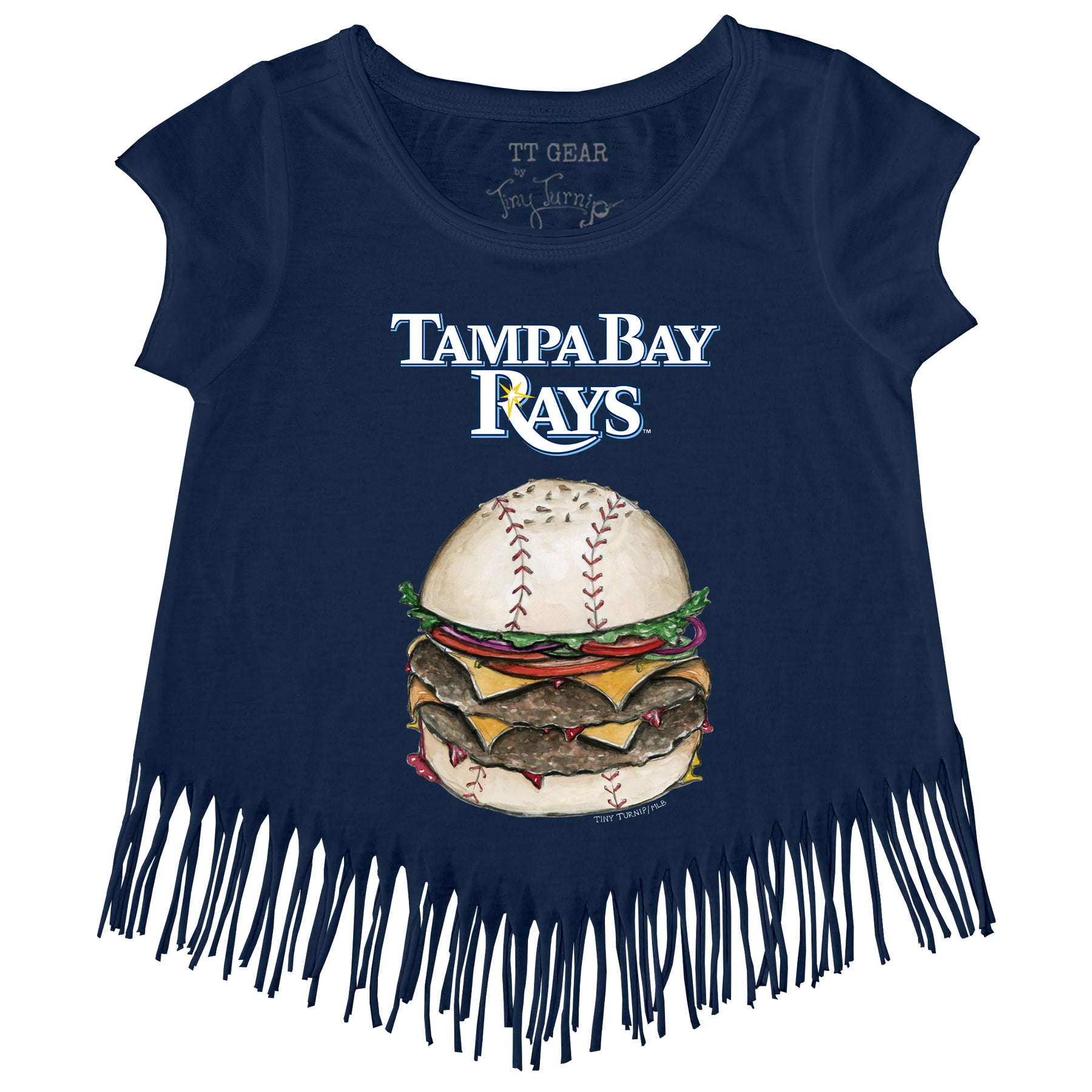 Tampa Bay Rays Burger Fringe Tee