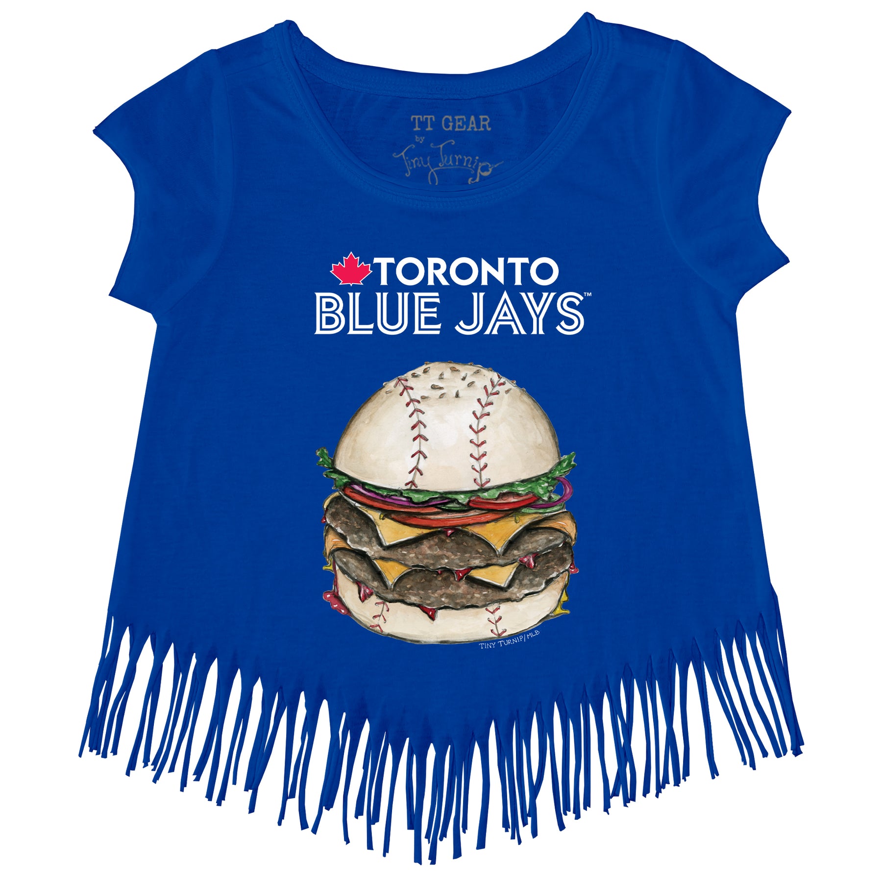 Toronto Blue Jays Burger Fringe Tee