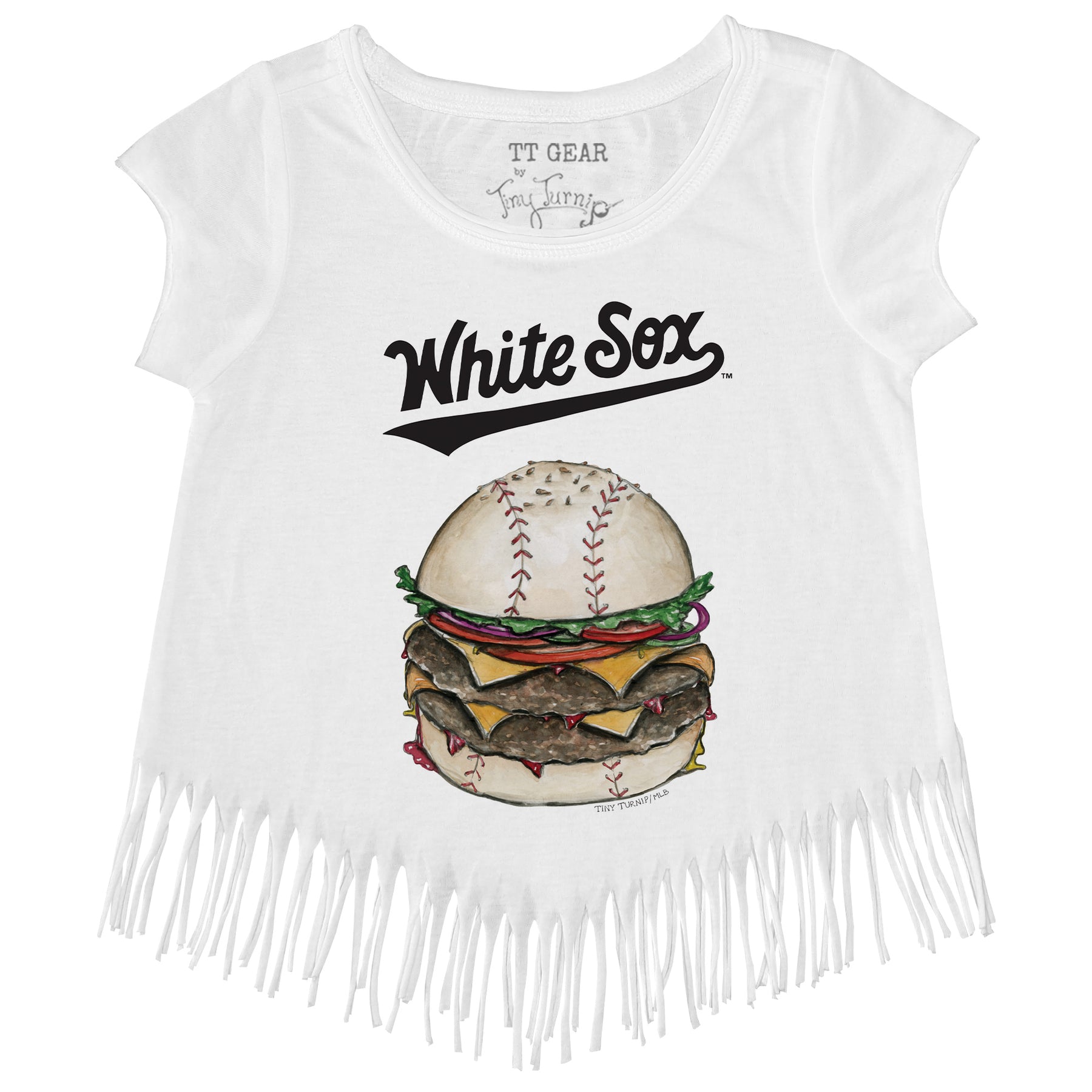 Chicago White Sox Burger Fringe Tee