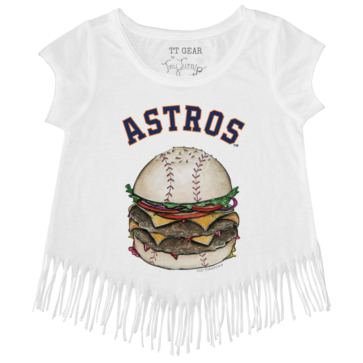 Houston Astros Burger Fringe Tee