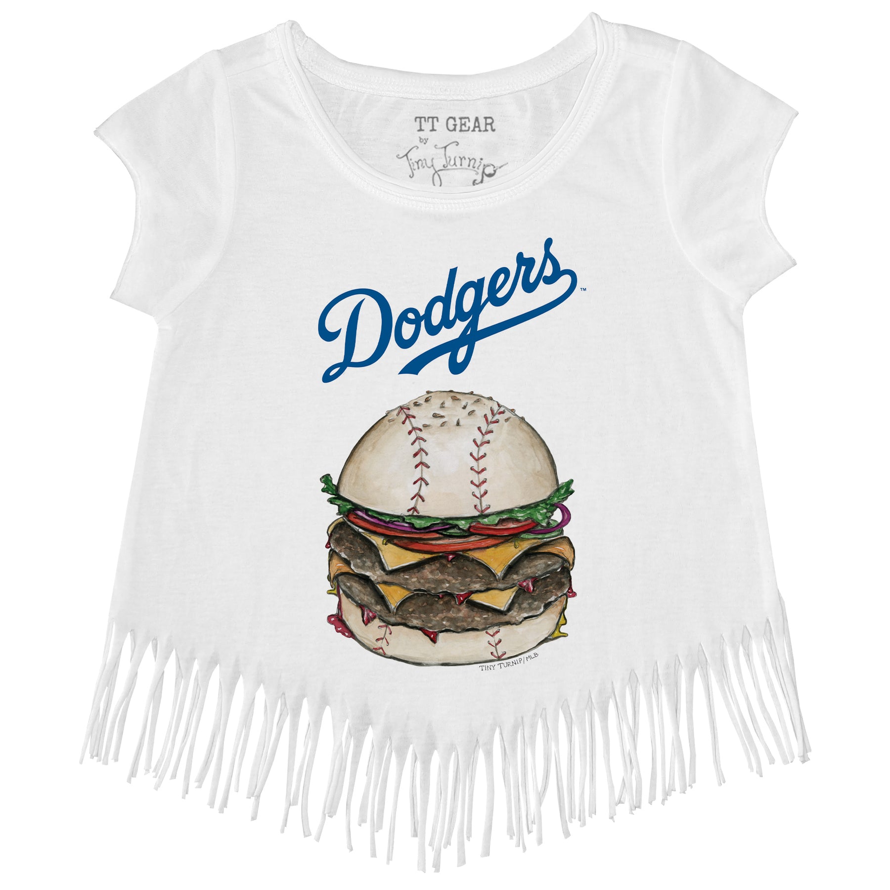 Los Angeles Dodgers Burger Fringe Tee