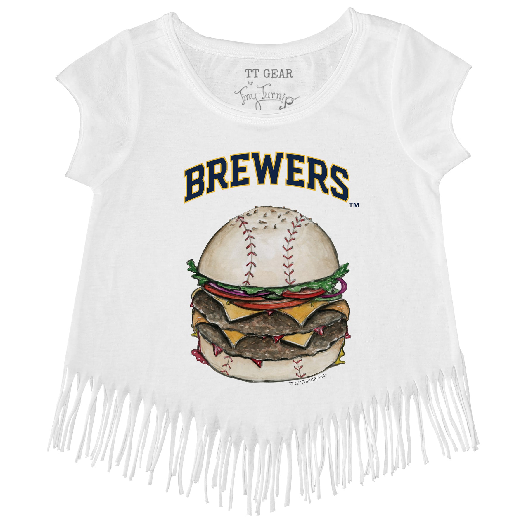 Milwaukee Brewers Burger Fringe Tee