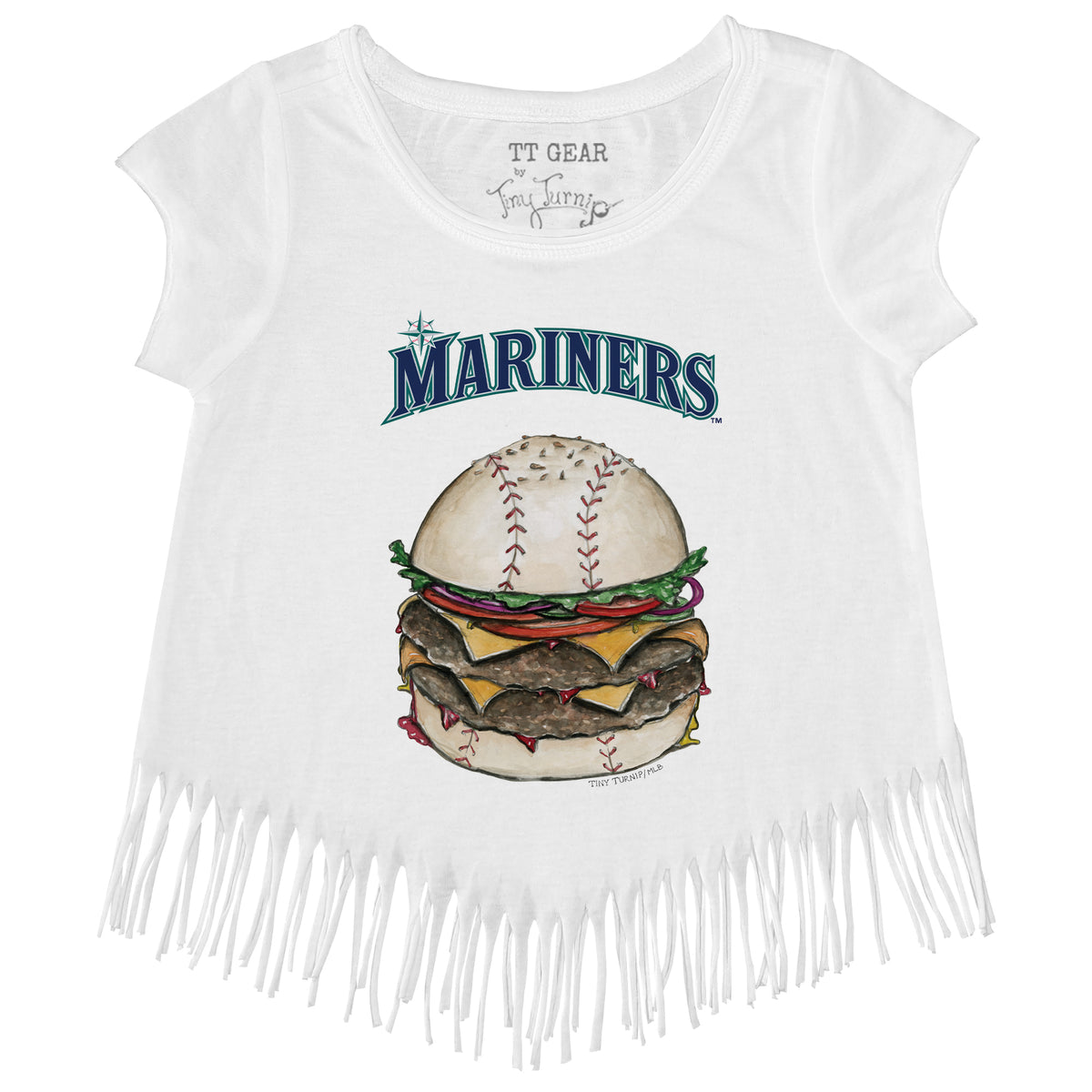 Seattle Mariners Burger Fringe Tee