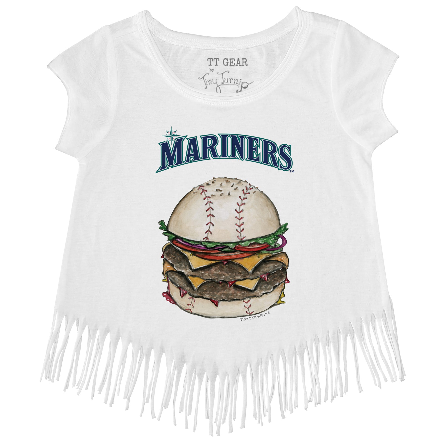 Seattle Mariners Burger Fringe Tee