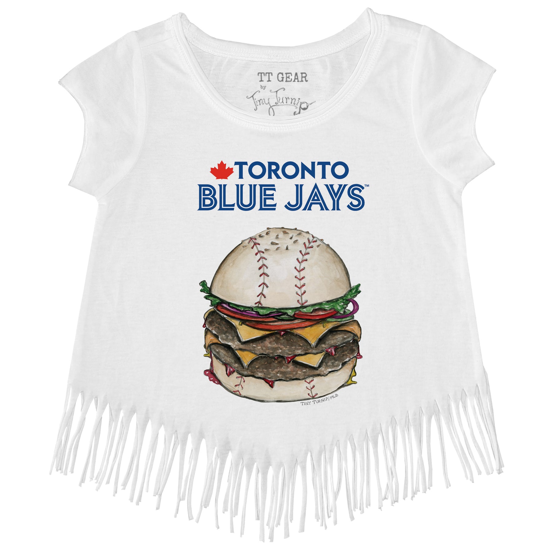 Toronto Blue Jays Burger Fringe Tee