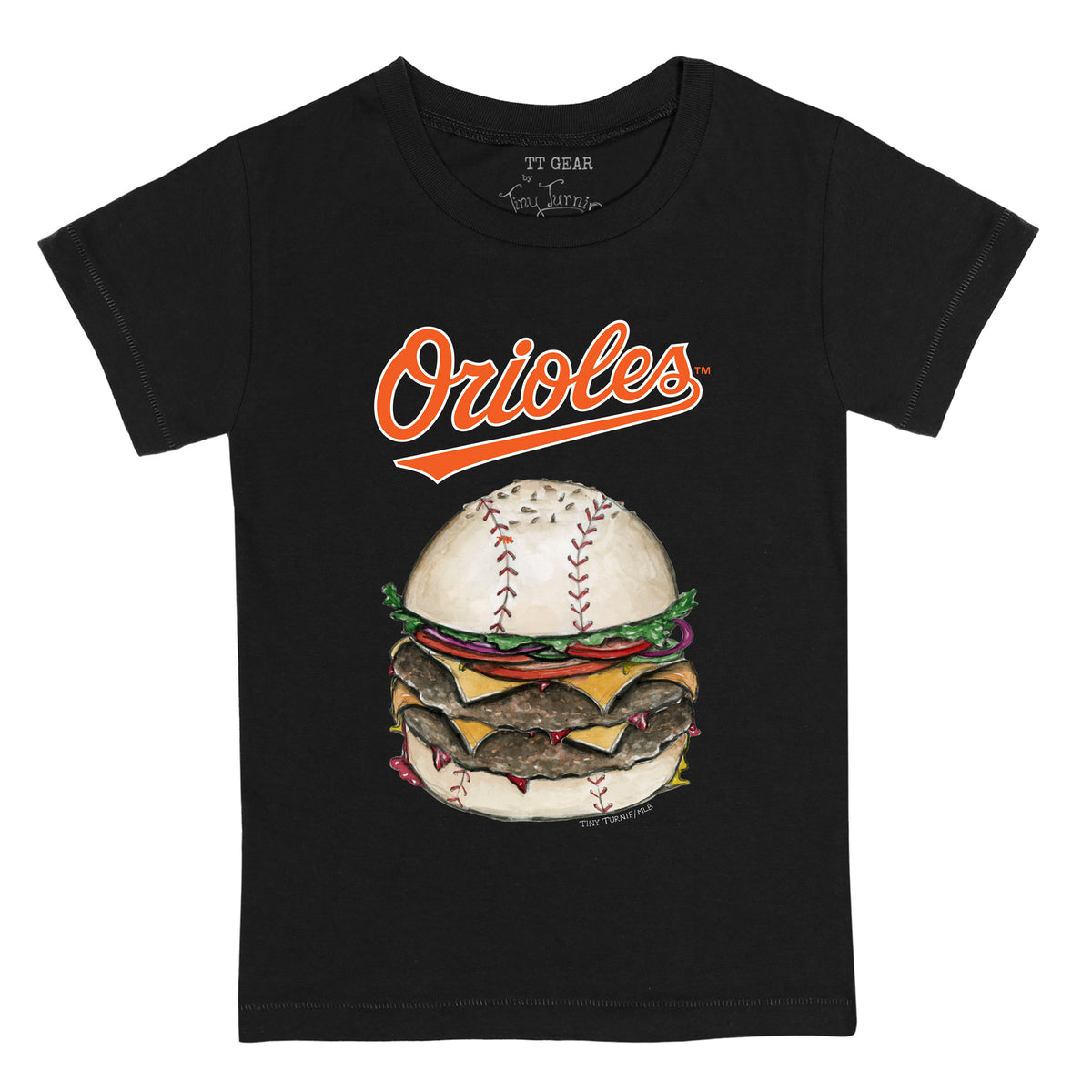 Baltimore Orioles Burger Tee Shirt