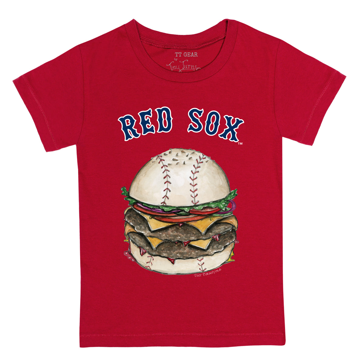 Boston Red Sox Burger Tee Shirt